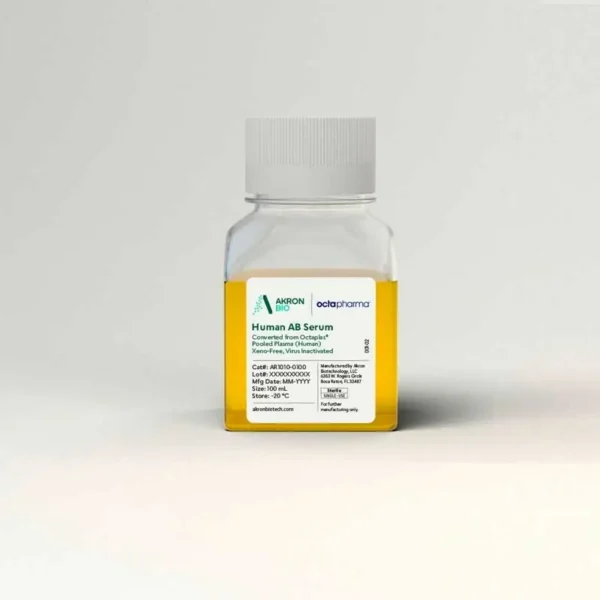 Human AB Serum, Converted from Octaplas®, Pooled Plasma (Human), Xeno-Free, Virus Inactivated