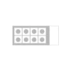 Soft Slide Standard Glass Slide Removable 8 Well Chamber Easy Coat
