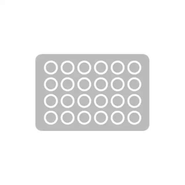Softslip 24 Well Plate 12 mm #1 Coverslip Easy Coat