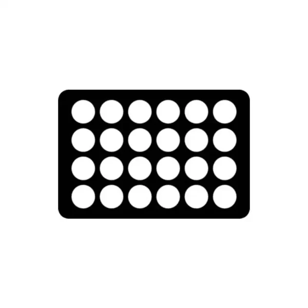 Softwell 24 Well Glass Bottom Plate Easy Coat