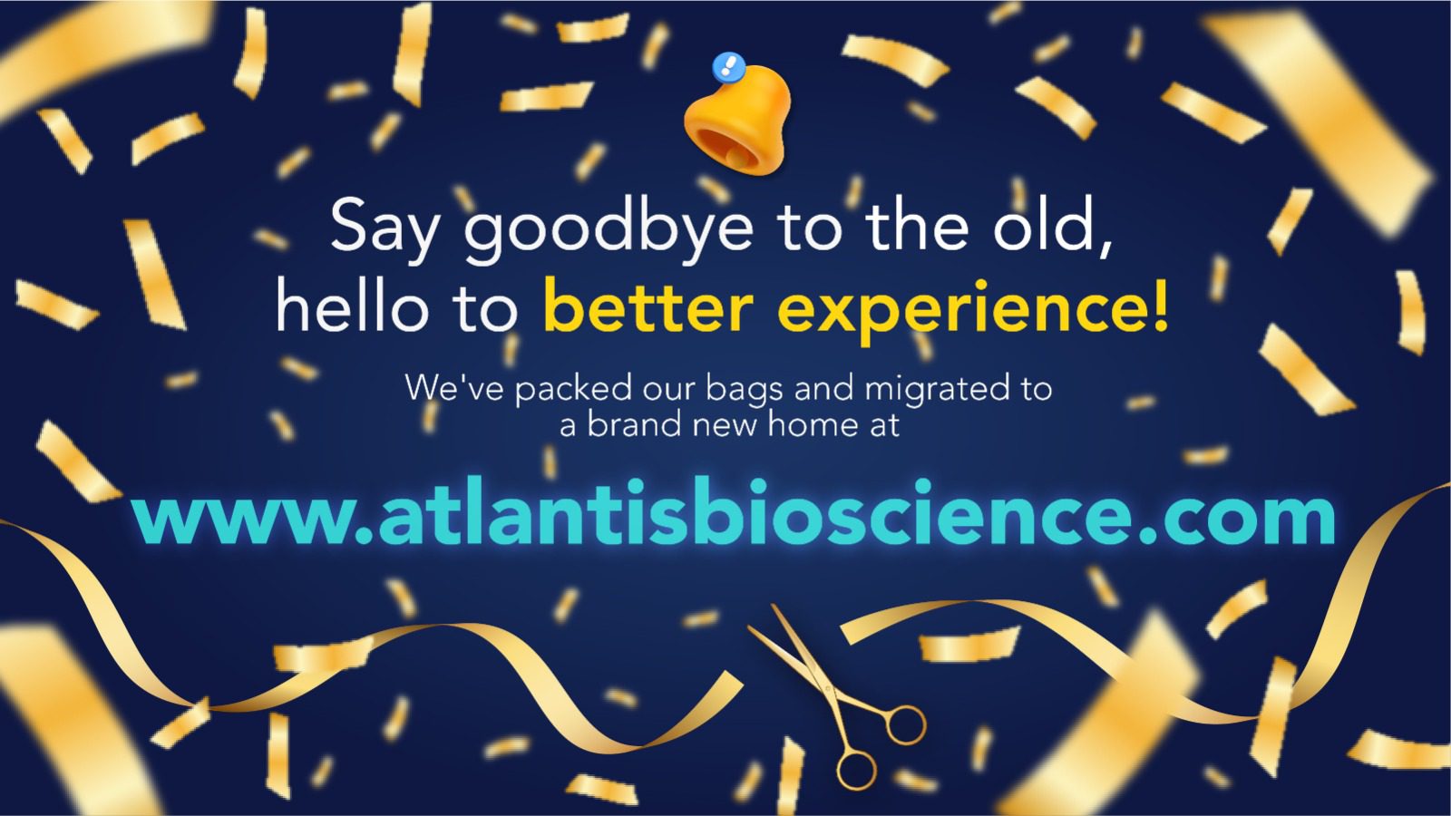 Atlantis Biosciences가 새로운 모습과 웹사이트를 공개합니다!