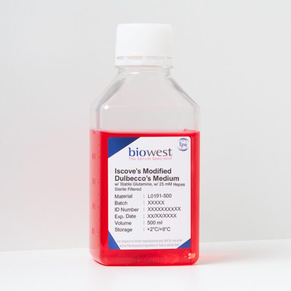 IMDM w/ Stable Glutamine w/ 25 mM Hepes