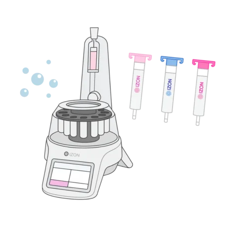 EV/Exosome & Nanoparticle Isolation, IZON AFC and qEV column