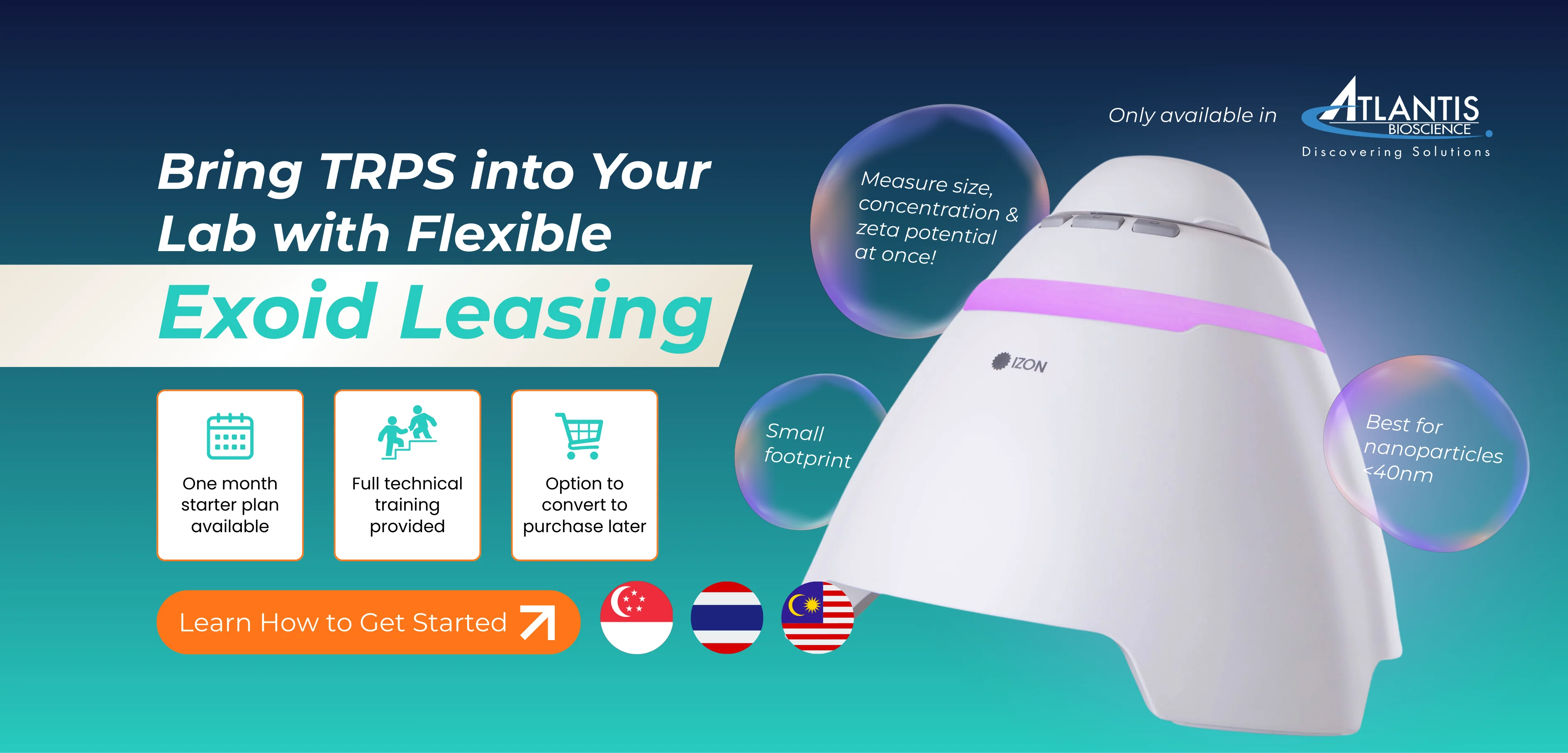 Exoid TRPS for lease home banner